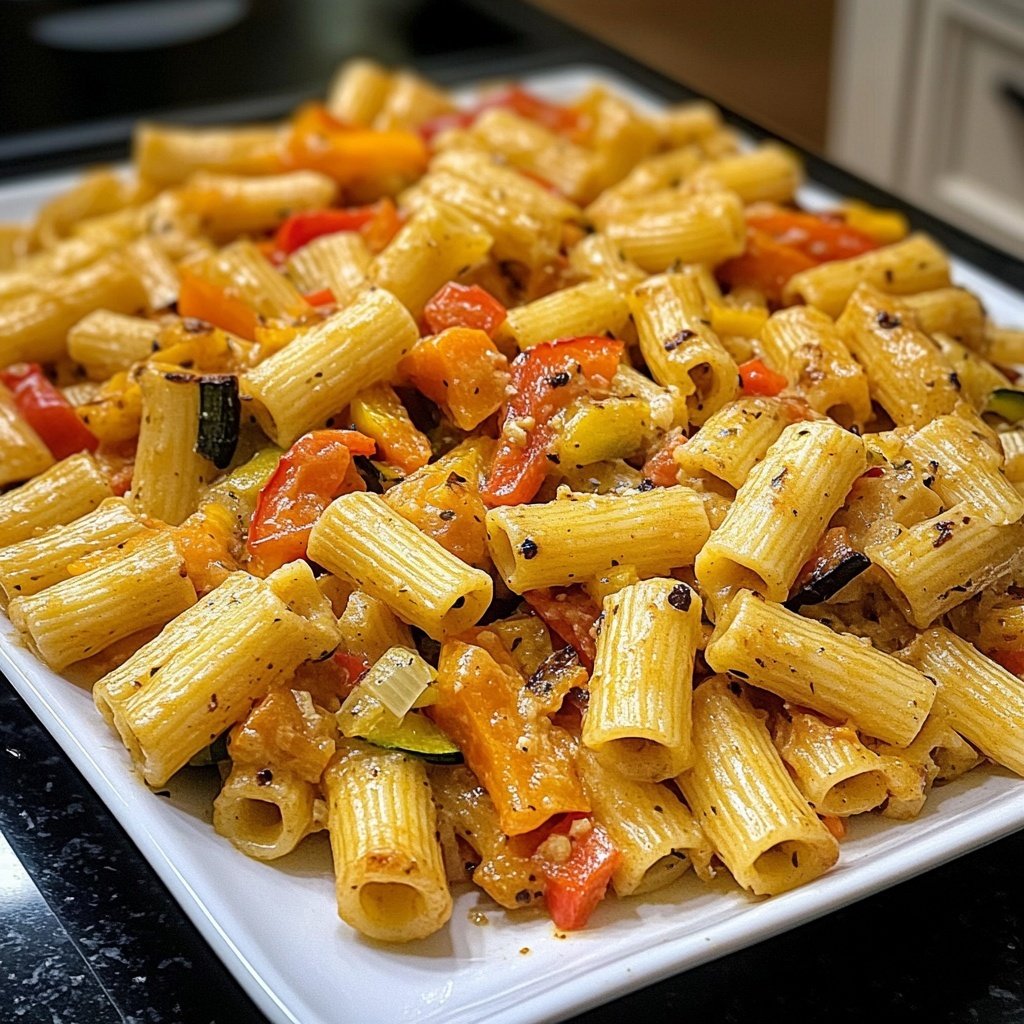 Rigatoni mit Ofengemüse