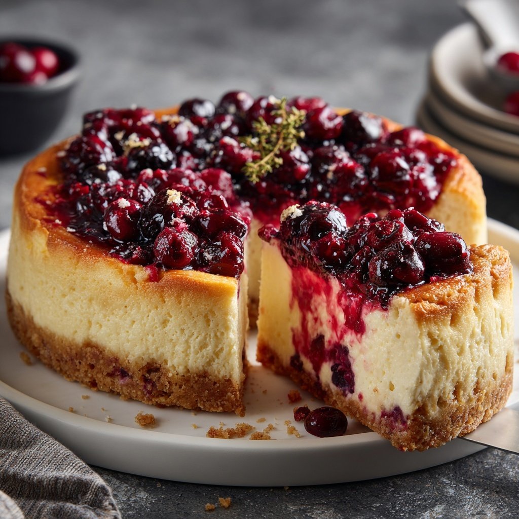 Käsekuchen mit Beeren-Topping