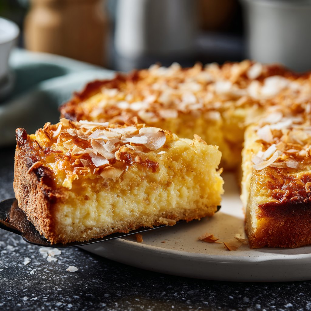 Käsekuchen mit Kokos