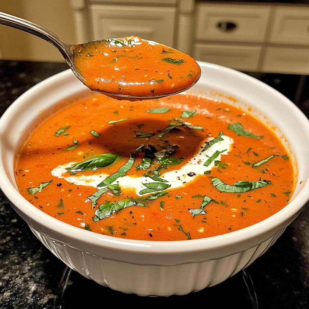 Cremige Tomatensuppe