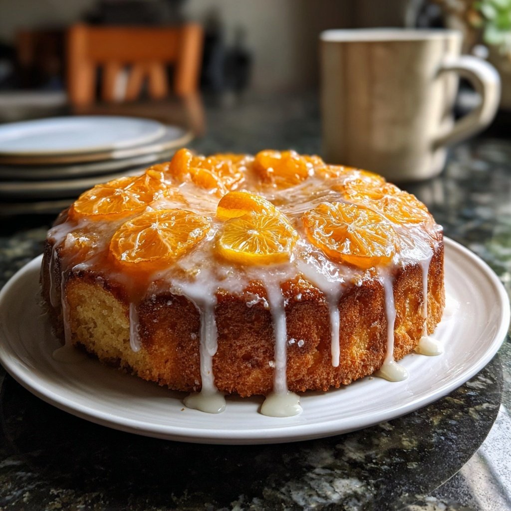 Karottenkuchen Mit Mandarinen