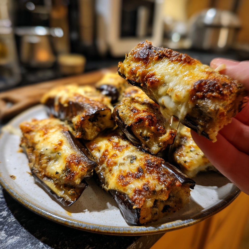 Auberginen mediterran gebacken