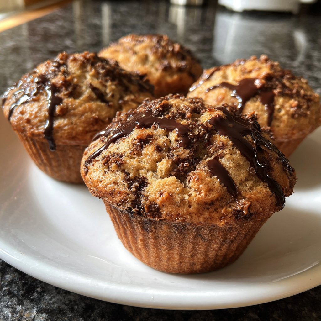 Muffins mit Kakao und Joghurt