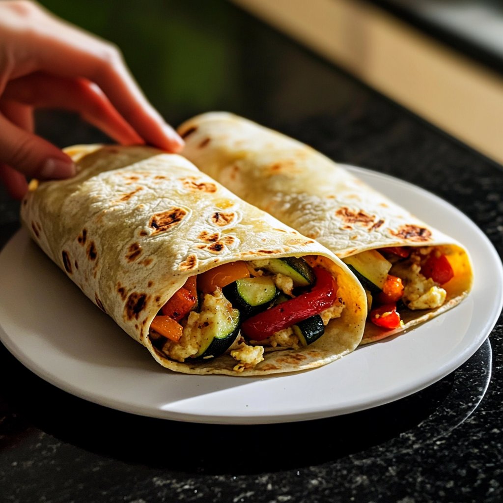 Wraps mit Ofengemüse