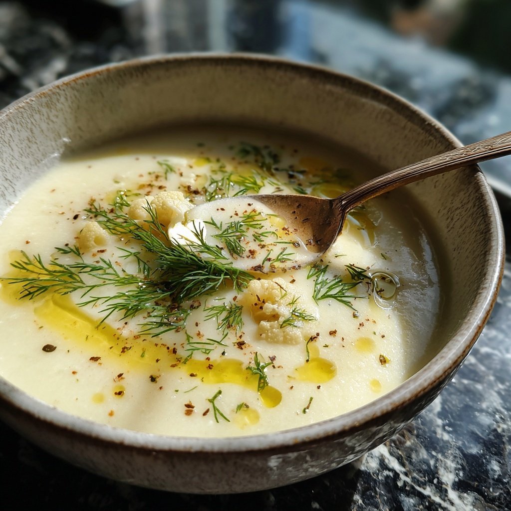 Blumenkohlsuppe mit Fenchel