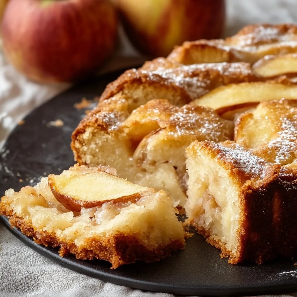 Saftiger Apfelkuchen aus der Kastenform