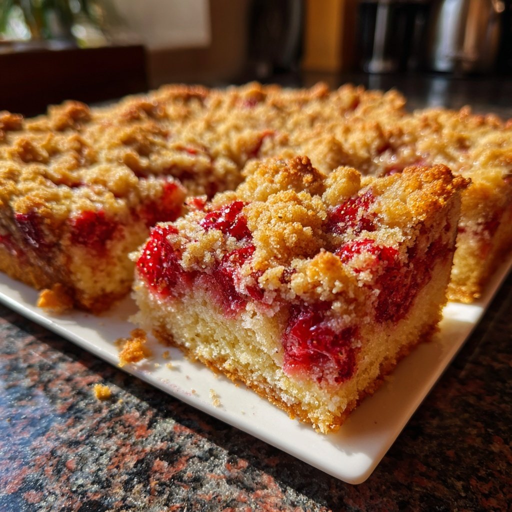 Streuselkuchen Mit Erdbeeren